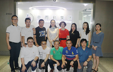 深圳美發美妝行業協會到kaiyun体育官方网站訪察